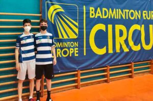 Rubén Carreras y Álvaro Morán han formado parte de la selección nacional en el Spanish International de bádminton.