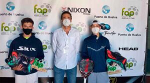 Andrés Limón y Pablo Tejero fueron los ganadores en el cuadro Junior masculino.