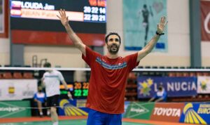 Pablo Abián logró el triunfo en el Iberdrola Spanish International 2021 de bádminton. / Foto: @BadmintonESP.