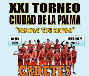 Cartel del torneo de baloncesto que tiene lugar en La Palma este miércoles.