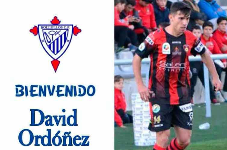 El delantero David Ordóñez, primer fichaje que hace oficial el Bollullos. / Foto: @bollulloscf1933.