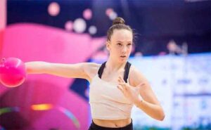 Marta Fernández logró con la selección el diploma en el Europeo en el ejercicio de pelota.