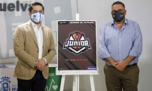 Un momento de la presentación de la fase final del Campeonato de España de Clubes Júnior Femenino de Baloncesto.