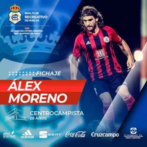 El Recre anuncia su segundo fichaje, el centrocampista Álex Moreno. / Foto: @recreoficial.