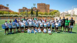 En el III Campus Mixto de Tecnificación de Jugadores y Porteros de Fútbol han participado 40 menores de la capital.