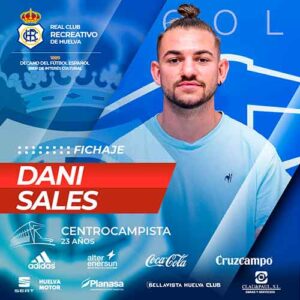 Dani Sales es el noveno fichaje que hace oficial el Recreativo. / Foto: @recreoficial.