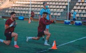 Primer partido de la pretemporada para el Ayamonte de Alejandro Ceballos. / Foto: @ayamonte_cf.