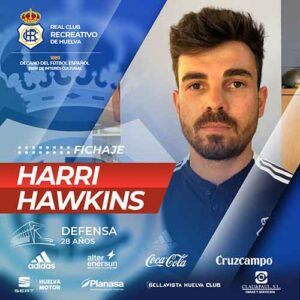 El Recre ha hecho oficial el fichaje del inglés Harri Hawkins, que ha estado varias semanas a prueba. / Foto: @recreoficial.