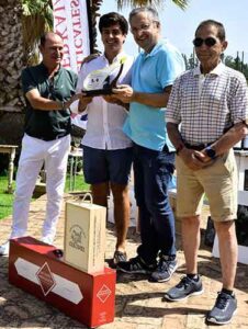 Javier Vázquez fue el ganador scracht del Torneo de Golf 'Delicatesen Merkajamon' en Isla Canela. / Foto: J. L. Rúa.