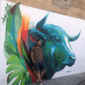 Un ejemplo de arte urbano de Victor 'Konestilo'