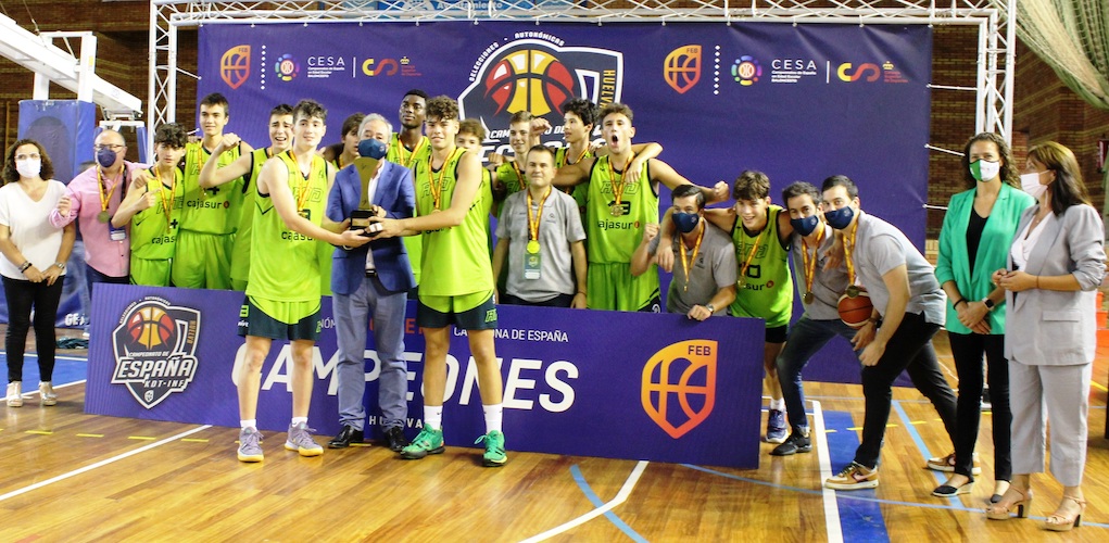 El equipo de Andalucía conquistó el título en la categoría Cadete masculina.