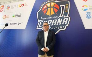 José Luis Pena, vicepresidente de la Federación Andaluza de Baloncesto (FAB) y delegado de la misma en Huelva.