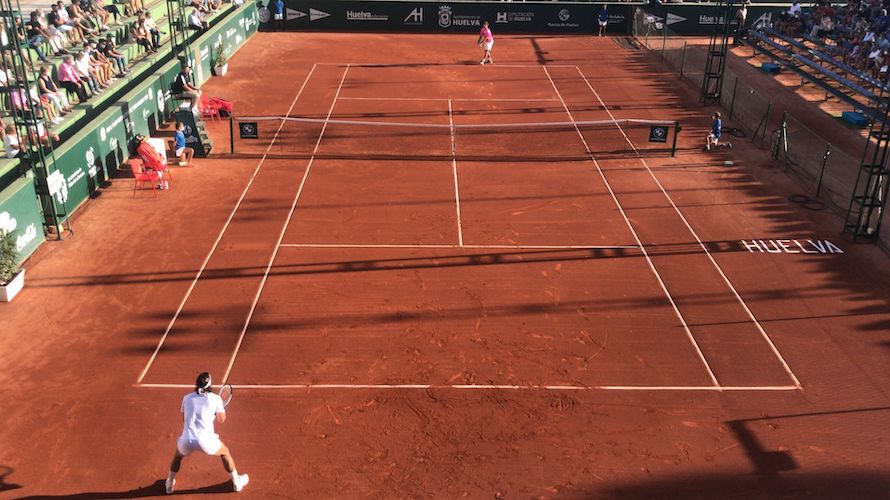 Feliciano López, tras vencer a Álvaro López, primer finalista de la 96ª Copa del Rey de Tenis. / Foto: F. O.