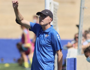 Antonio Toledo, entrenador del Sporting de Huelva, consideró "justo" el empate ante el Villarreal. / Foto: www.lfp.es.