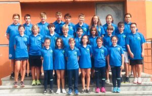 Las jóvenes promesas del Club Natación Huelva que han tomado parte en el X Trofeo Ciudad de Córdoba.