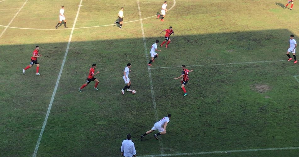 Cartaya y Sevilla C protagonizaron un partido que pudo ganar cualquiera de los dos. / Foto: F. O.