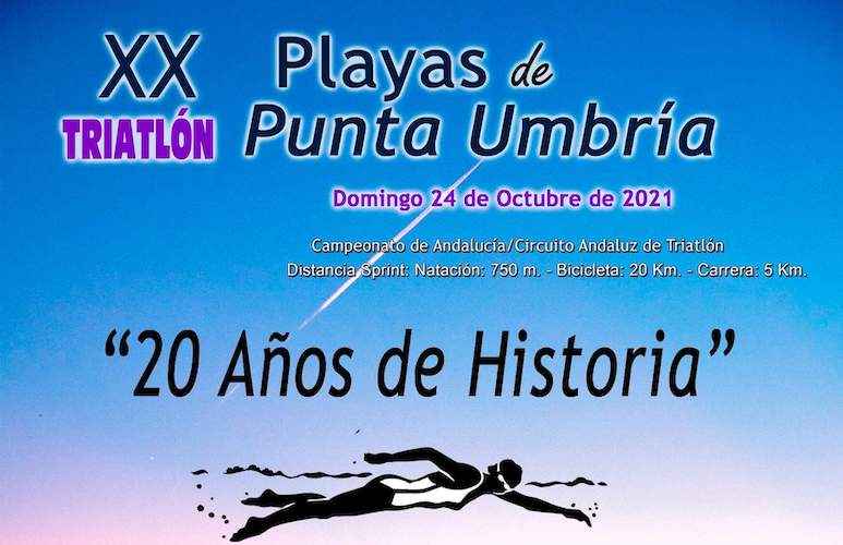 Todo está a punto para la celebración el próximo domingo del XX Triatlón ‘Playas de Punta Umbría’.