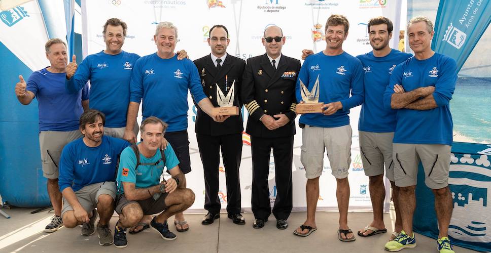 La embarcación 'De 6', de la Asociación Deportiva Canaleta, fue la ganadora en Málaga.