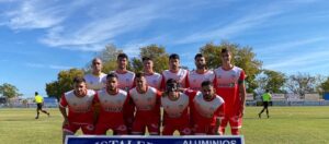 Formación inicial de La Palma en su partido de este domingo en Arcos. / Foto: @arcoscf.