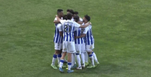 El Recre acude a su cita liguera en Lebrija con la intención de ganar al Atlético Antoniano. / Foto: Captura imagen Recreativo de Huelva.