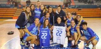 Gran victoria del Ciudad de Huelva que ya es tercero en la tabla de la LNF1 de baloncesto. / Foto: @CiudadDeHuelva.