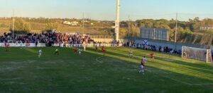 Victoria justa del Recre en Cartaya en un derbi dominado por los albiazules. / Foto: G. M. M.