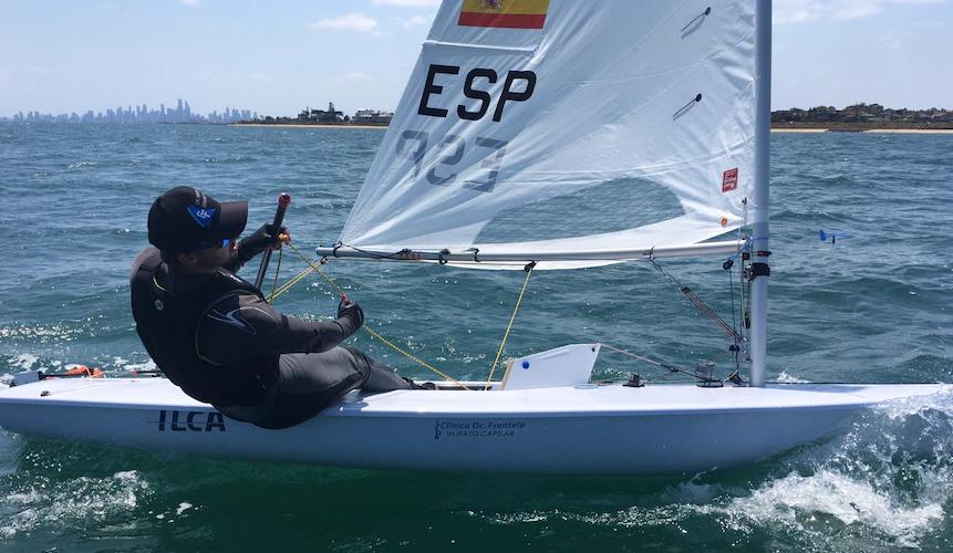 El onubense Guillermo Flores asegura que afronta en el Campeonato del Mundo de ILCA 7 "con presión cero".