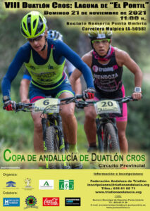 Cartel anunciador de la prueba que tendrá lugar en El Portil este domingo. 