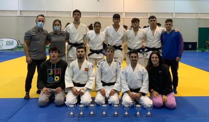 Representantes del Huelva TSV Judo que tomarán parte en el Campeonato de España. / Foto: @JudoHuelva1.