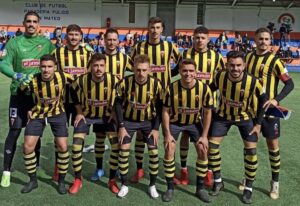 Formación inicial del San Roque en su partido de este domingo. / Foto: @SanRoqueLepe.