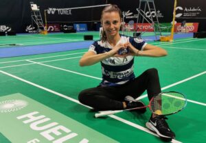 La jugadora del IES Bádminton La Orden, campeona del mundo en la categoría de más de 35 años.