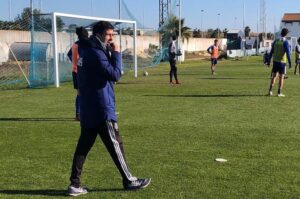 Alberto Gallego no será el entrenador del Recre en la temporada 2022-23. / Foto: @recreoficial.