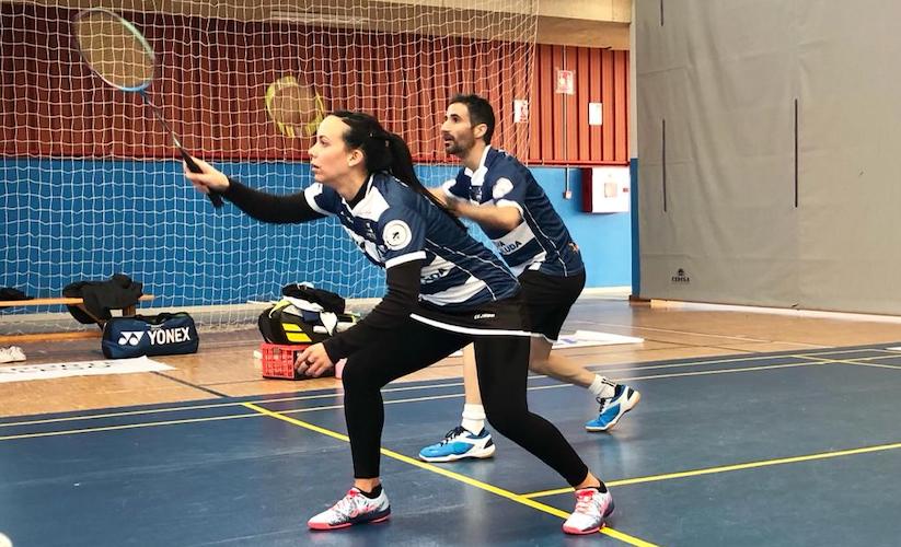 Haideé Ojeda y Pablo Abián, dos de los baluartes del IES La Orden en su partido ante los valencianos.