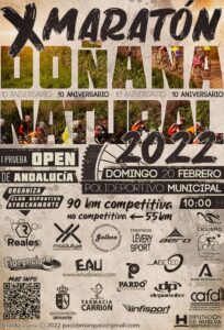 Cartel anunciador de la X Doñana Natural que se celebrará el próximo 20 de febrero.