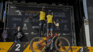 David Valero y Natalia Fischer, ganadores de la primera etapa. / Foto: Jesús Jiménez.