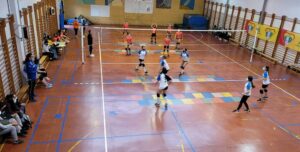 Comenzó el voleibol femenino en la I Liga LED en la provincia de Huelva.