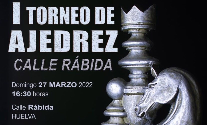 Los aficionados al ajedrez tienen una cita este domingo con el I Torneo Calle Rábida.