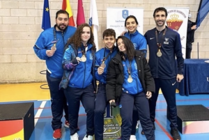 Representantes del IES La Orden en el Campeonato de España Universitario 2022.