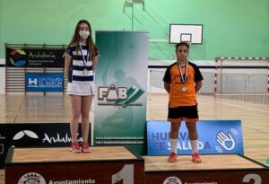 Uno de los podios comandados por el IES La Orden en el Campeonato Provincial Sub 11, Sub 15 y Sub 19 en Huelva.