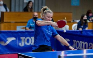 Joanna Zilotin, en uno de los partido con el Club CDDA Hispanidad de Huelva.