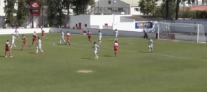 Derrota de La Palma en Chiclana en un partido que nunca debió perder. / Foto: Captura imagen RFAF TV.