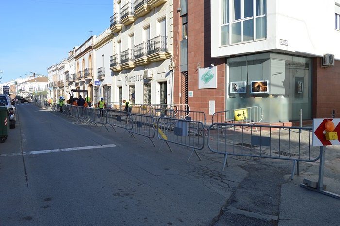 las obras de la segunda fase de la calle Real de San Juan