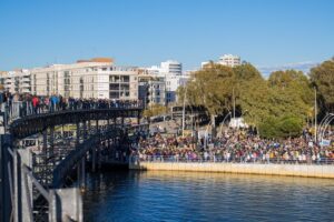 manifestación infraestructuras para Huelva