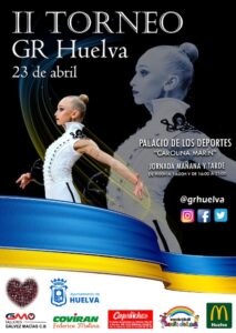 Cartel anunciador del II Torneo Gimnasia Rítmica Huelva de este sábado.