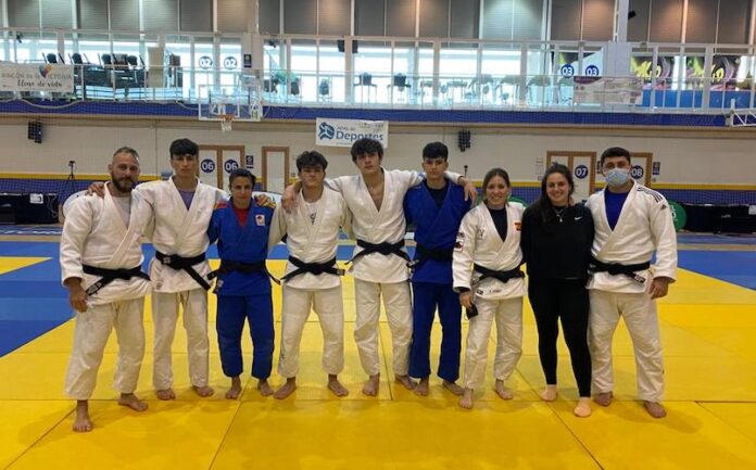 Componentes del Huelva TSV Judo en el evento celebrado en Rincón de la Victoria. / Foto: @JudoHuelva1.