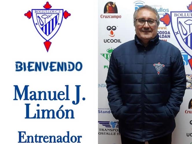 Manuel Juan Limón regresa al banquillo del Bollullos. / Foto: @bollulloscf1933.