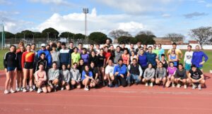 El Club Asociación Atlética Moratalaz lleva 41 años viniendo a Punta Umbría para realizar sus entrenamientos durante la Semana Santa.