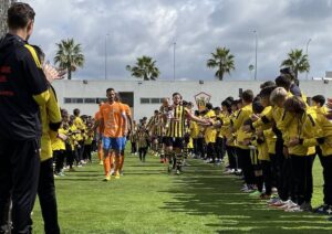 El San Roque está metido de lleno en la pelea por la promoción de ascenso. / Foto: @SanRoqueLepe.