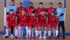 El Smurfit Kappa fue el mejor equipo onubense en Tercera de fútbol sala la temporada pasada. / Foto: @LaPalmaFS.