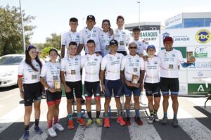 Los campeones de Andalucía de Media Maratón 2022 tras la prueba celebrada en Aljaraque.